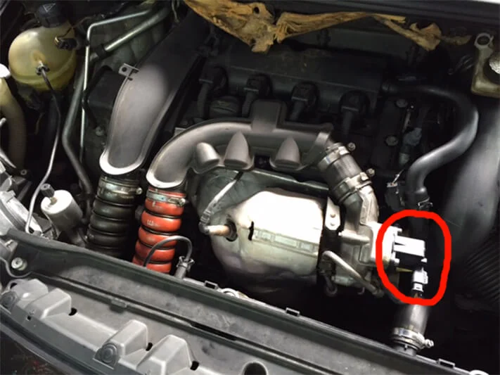 Location of the turbo uprate valve