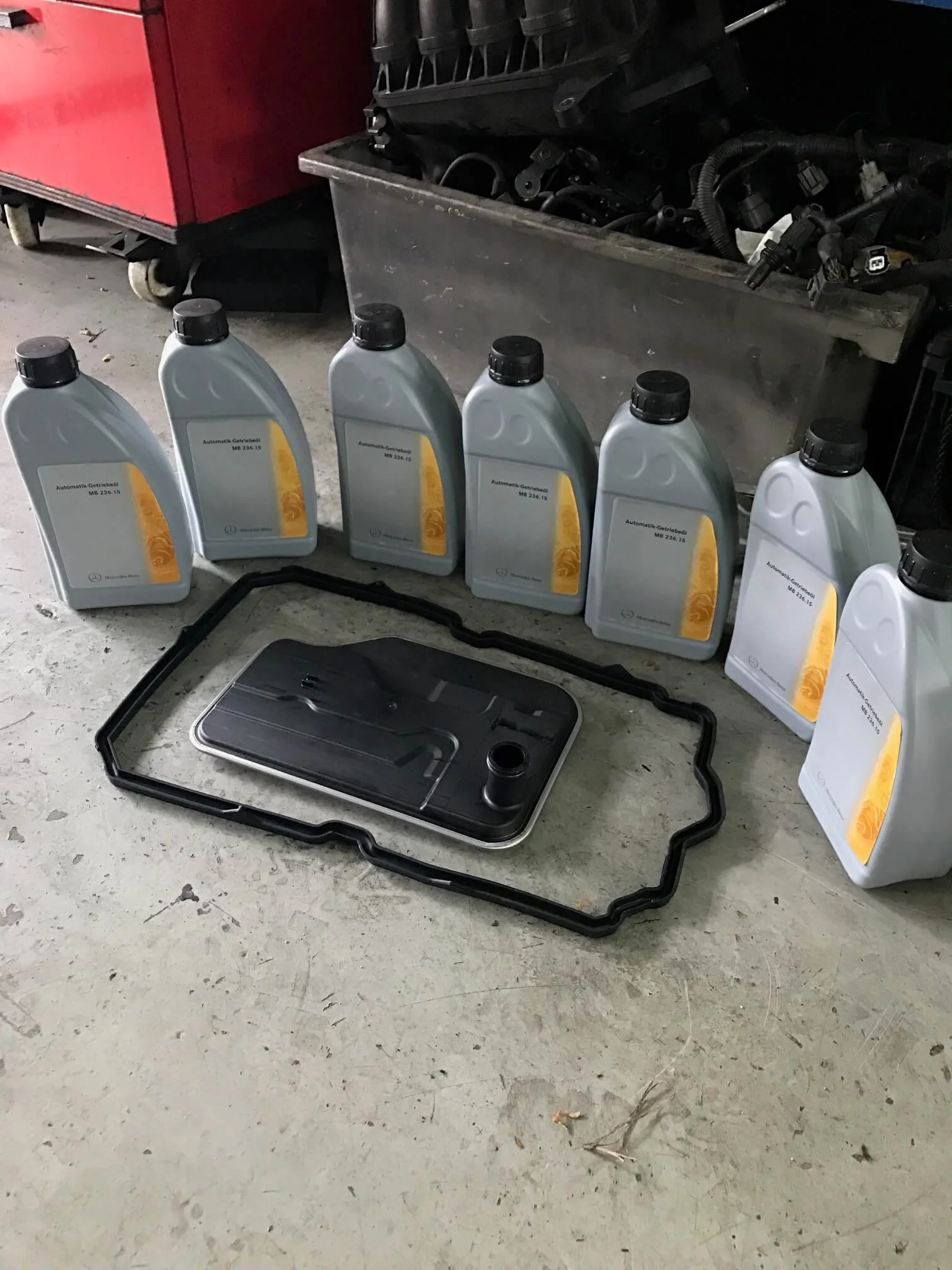 Mercedes Benz CLS350 Automatic Transmission Fluid (ATF) Change during