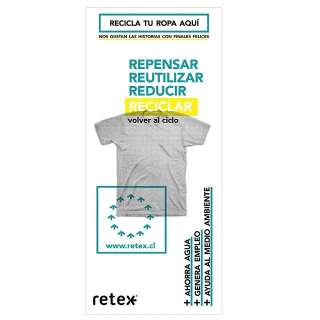 Reciclar: Volver al ciclo.
.

En el d&iacute;a mundial del reciclaje, quiero mostrarles un proyecto de dise&ntilde;o gr&aacute;fico que desarroll&eacute; para Retex, una empresa Chilena con la bac&aacute;n idea de hacer reciclaje textil industrial. E