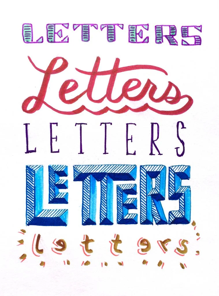 Hand Lettering - Monday, July 23rd 6:00 - 8:00pm