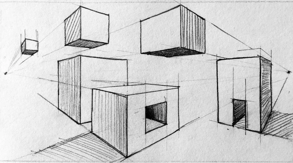 Drawing in Perspective  - Tuesday, August 14th 3:00 - 5:00pm