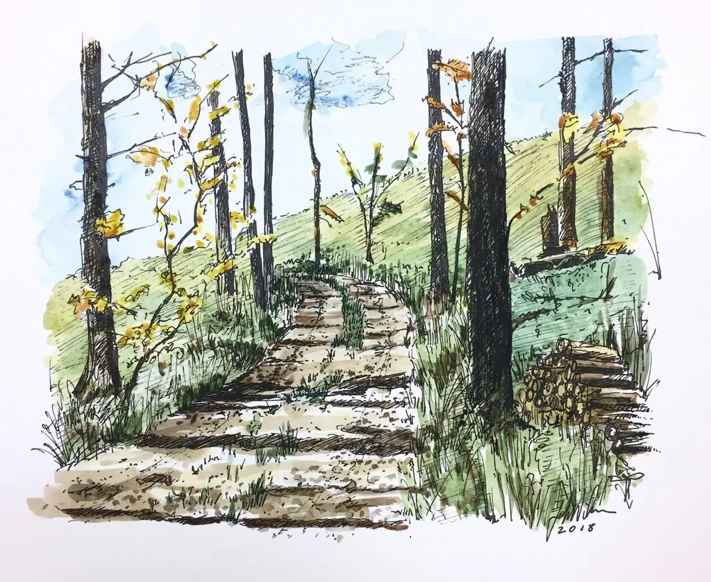 Watercolor and Ink - Tuesday, September 25th 6:30 - 8:30pm