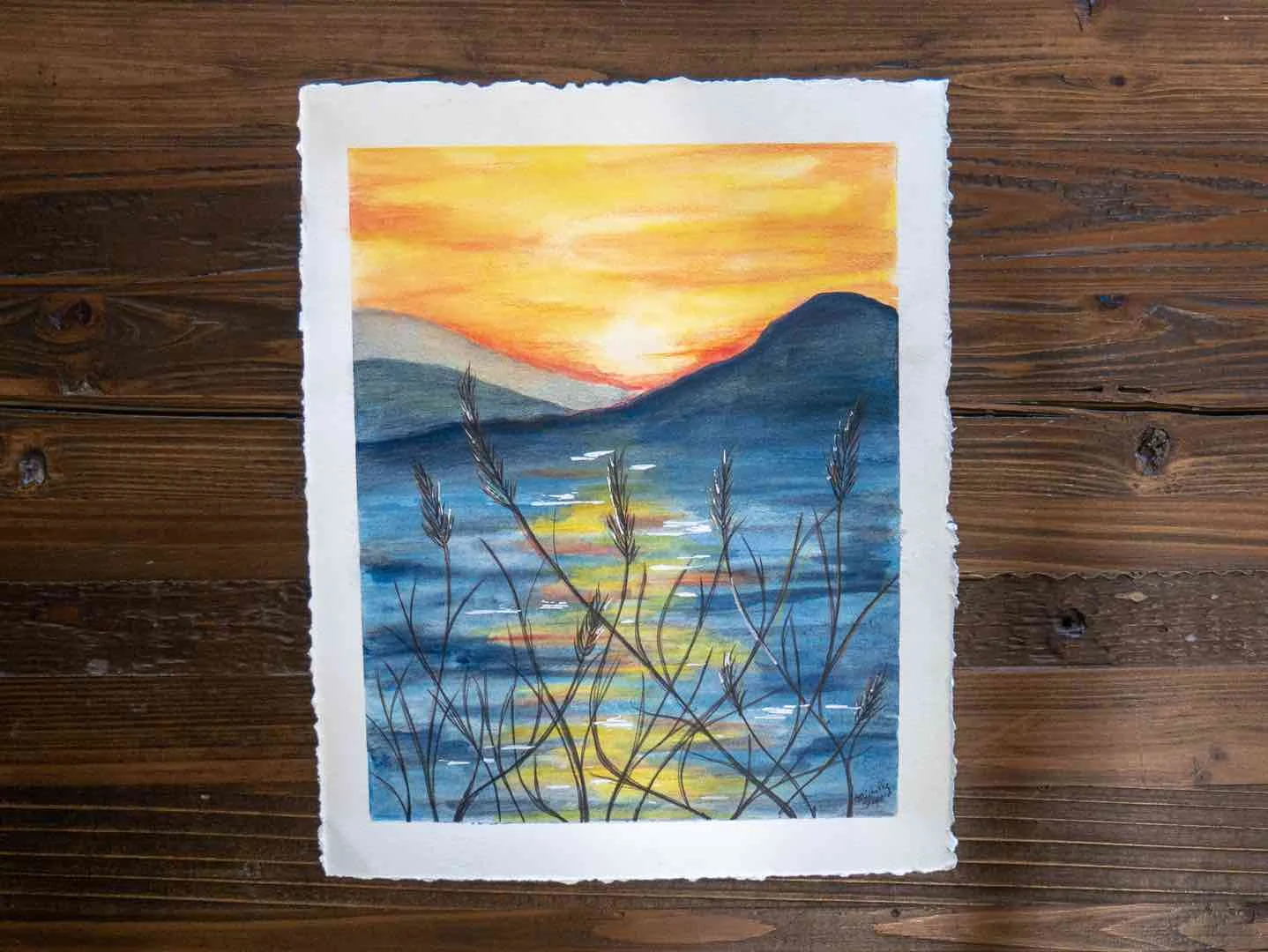 Stillness - Watercolor Painting