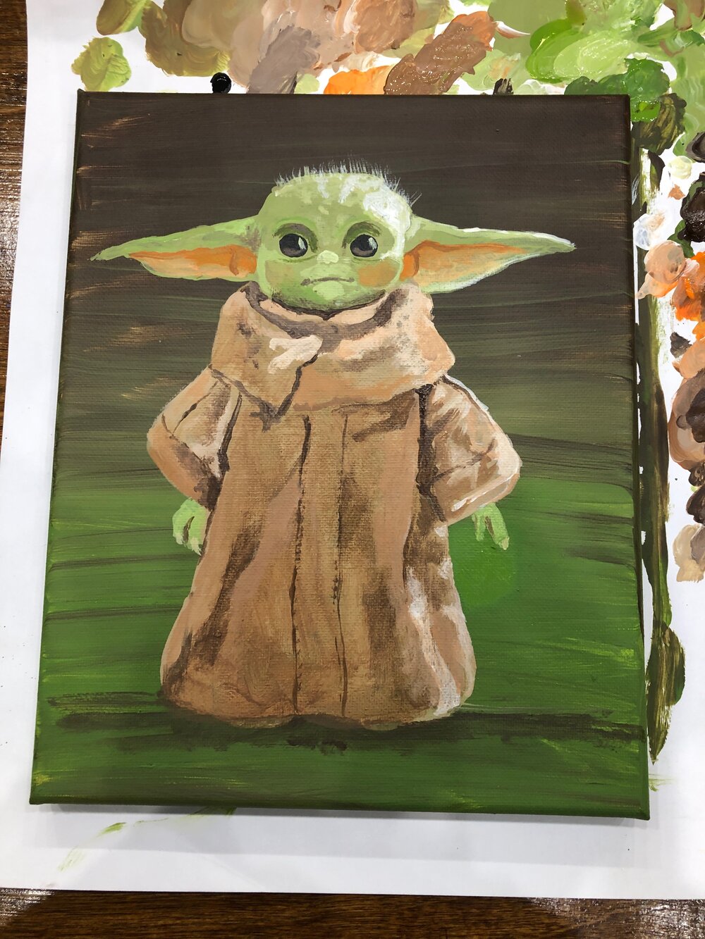 Baby Yoda - At Home Kit and Video — Petite Palette
