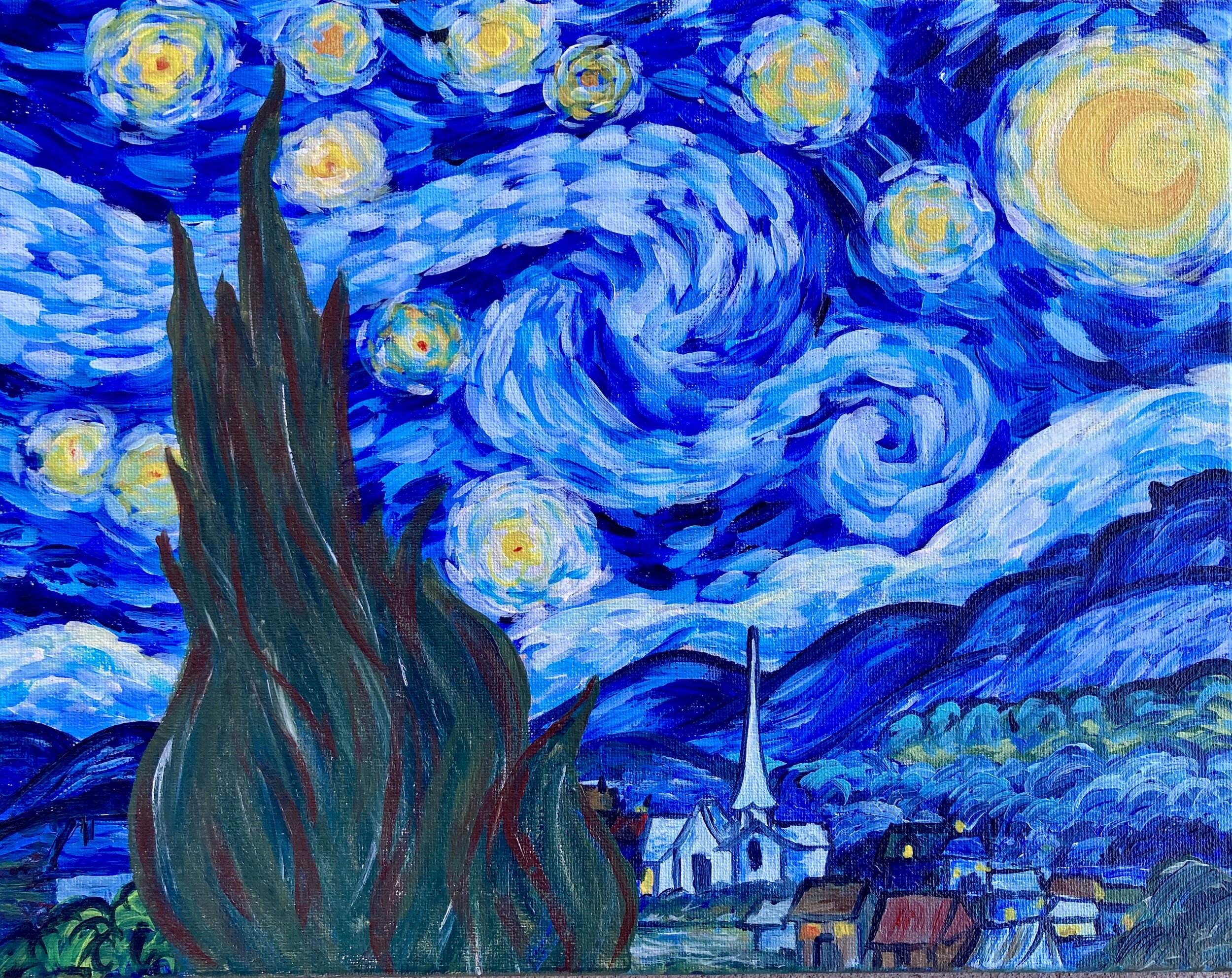 Van Gogh's Starry Night - Saturday, August 22nd 3:30-6:30pm