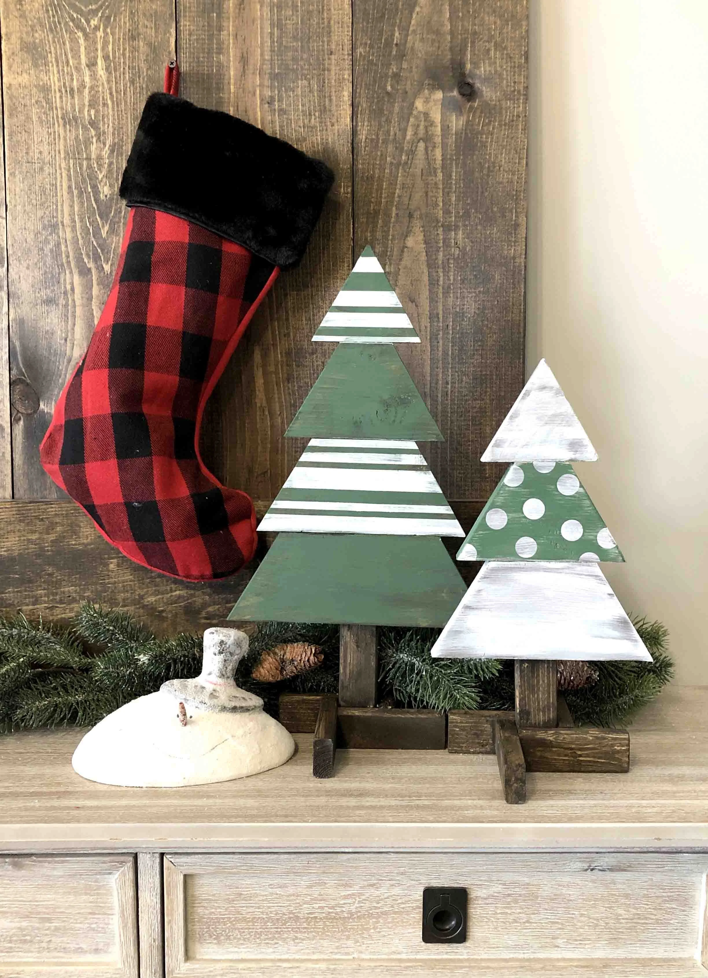 Wooden Winter Trees