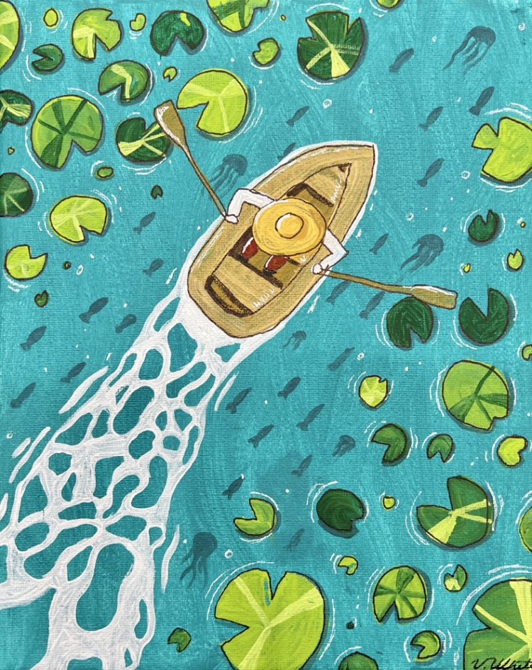 Lily Paddling