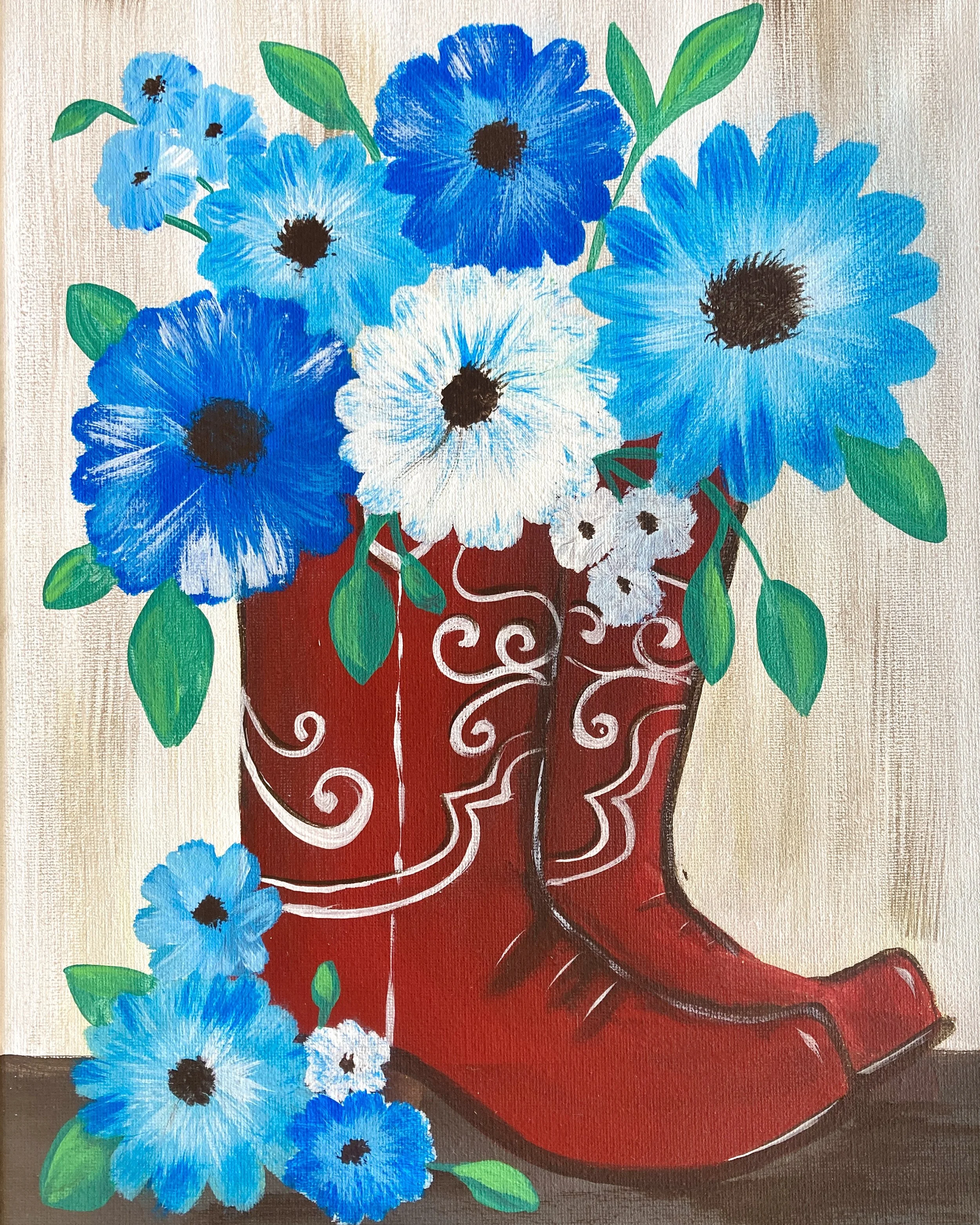 Red, White, and Boots