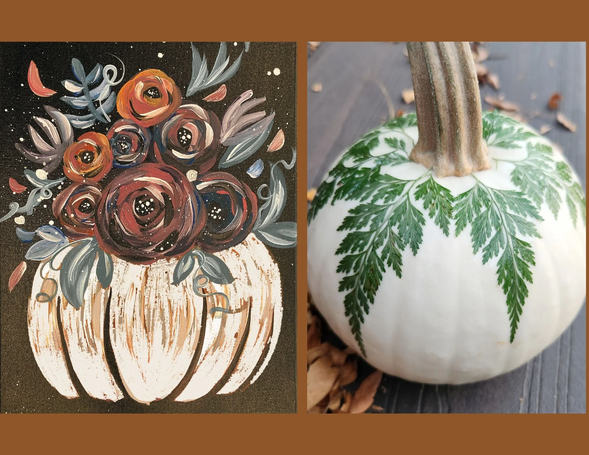 Botanical Pumpkins and Paint Class with Ivy Oaks - Saturday, October 17th 1:00-3:00pm