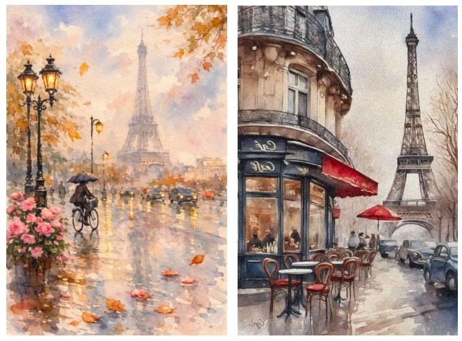 Watercolor Painting Class Ages 10-Adult (February)