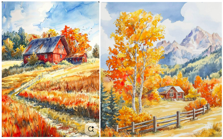 Watercolor Painting Class Ages 10-Adult (November)