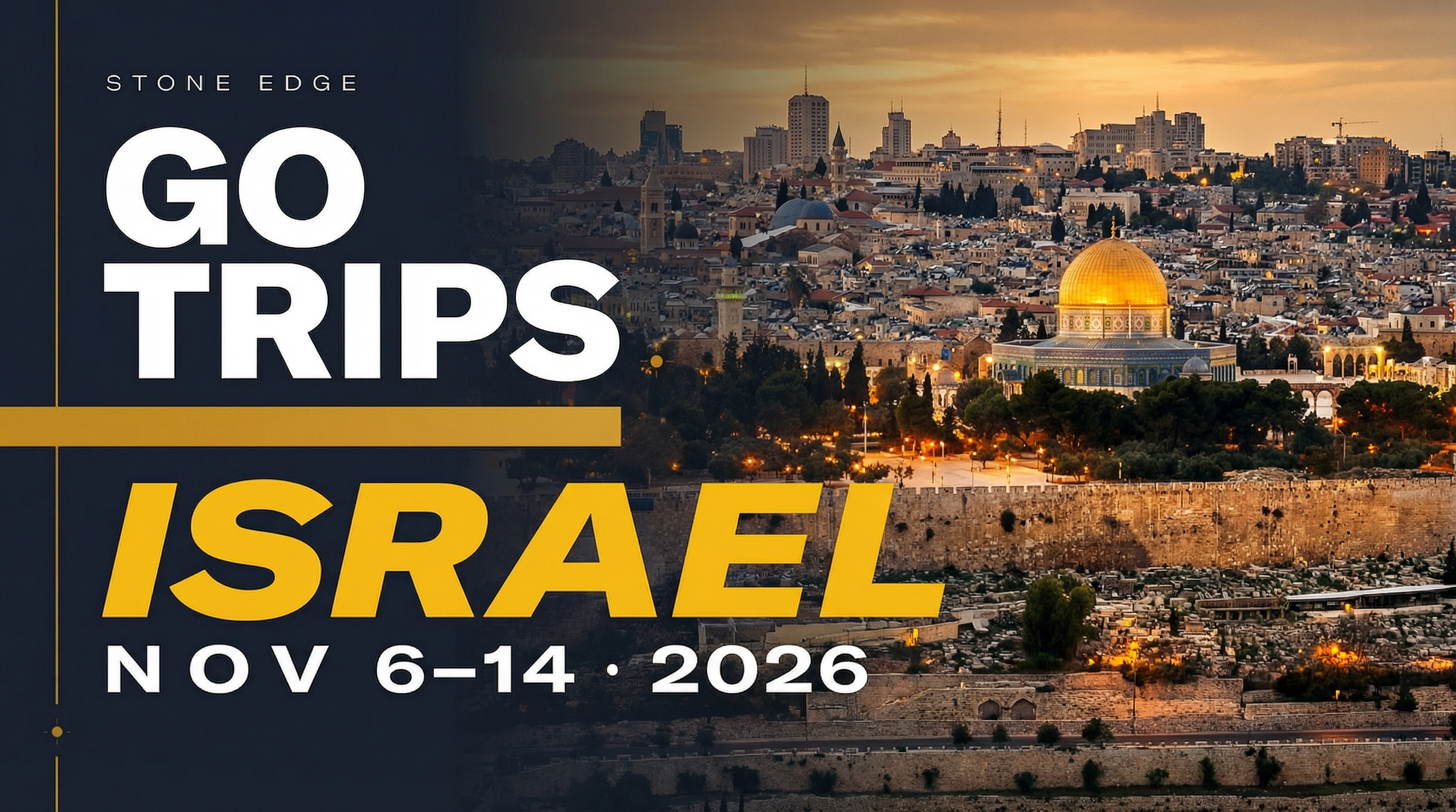 ISRAEL | NOVEMBER 6–14, 2026