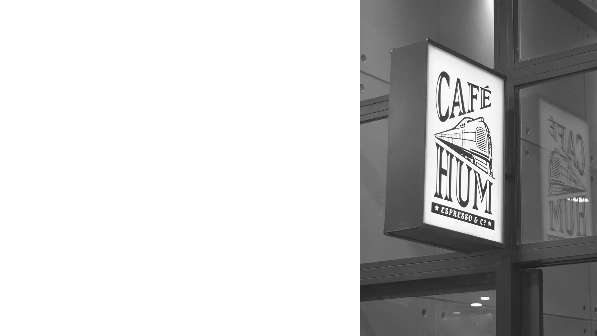 Café Hum em Ipanema, Rio de Janeiro.