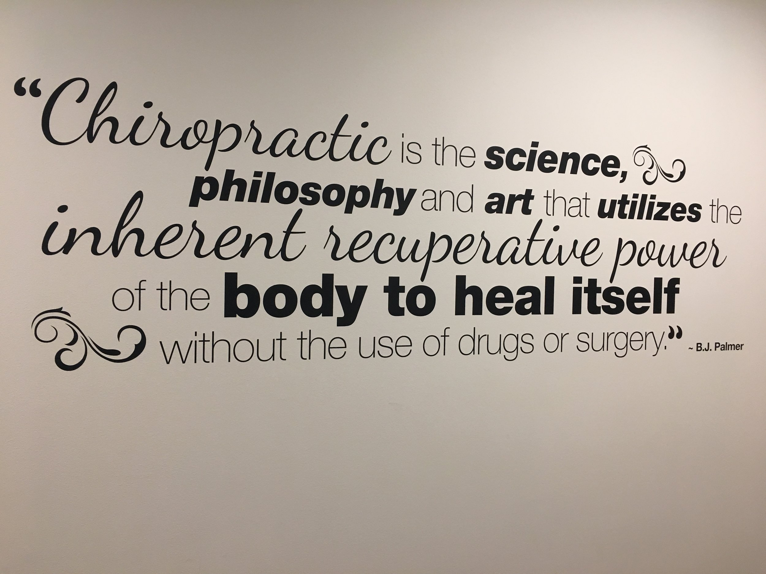 A Better Way Chiropractic: Chiropractic Philosophy 
