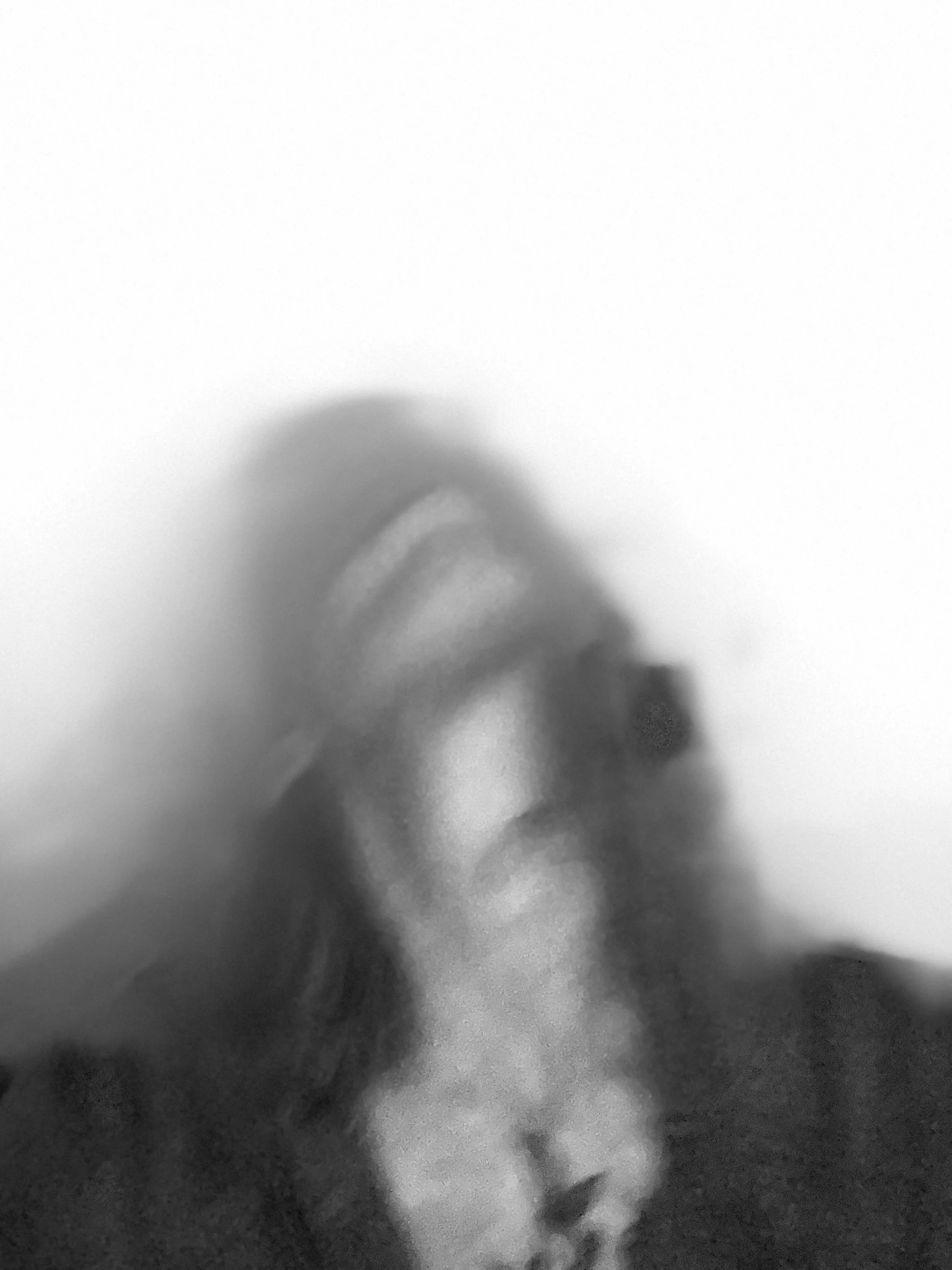 the primal scream, 2025. digital portrait.