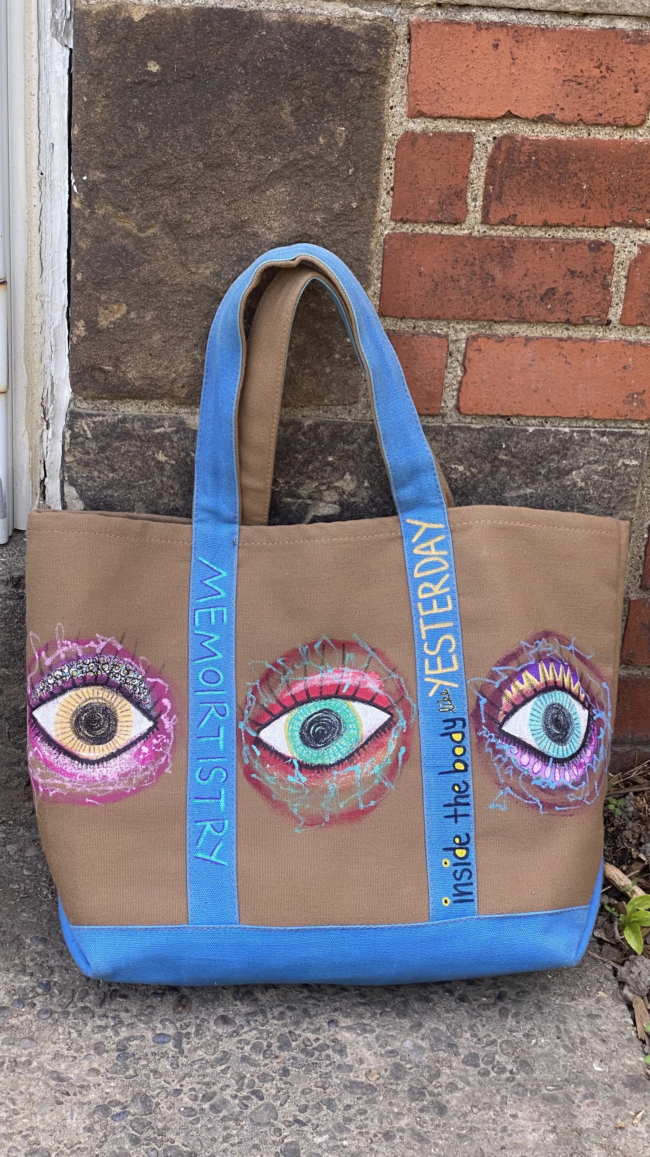 canvas tote, 2023 // acrylic
