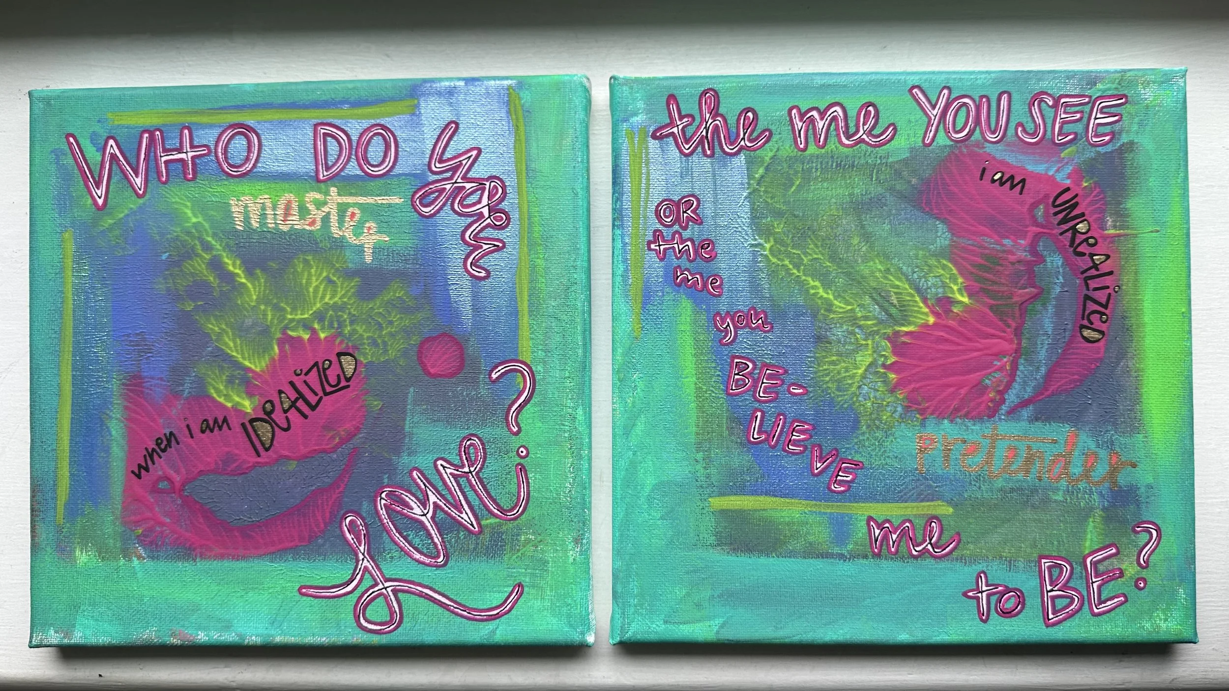 who?, 2025. acrylic on canvas. AVAILABLE