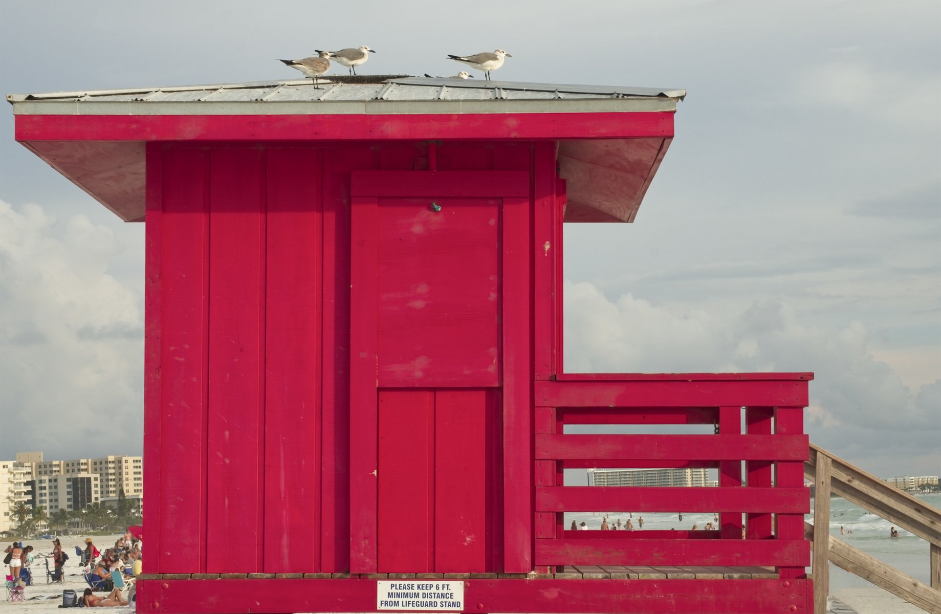 Red Lifeguard Station - Siesta Key, 2019