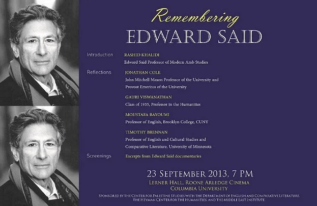 Remembering Edward Said