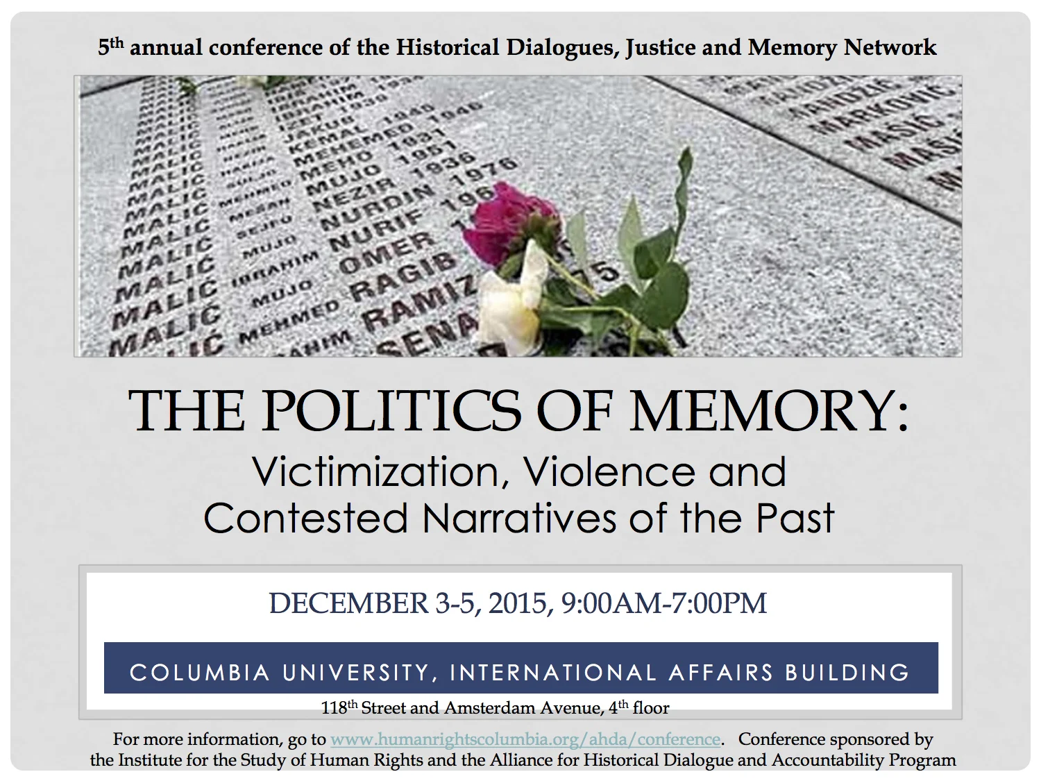 The Politics of Memory: Victimization, Violence and Contested Narratives of the Past