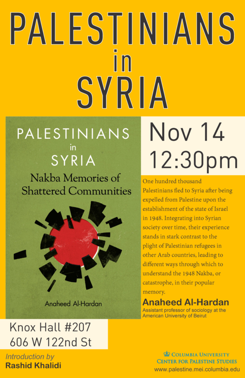 Palestinians in Syria - Nakba Memories of Shattered Communities