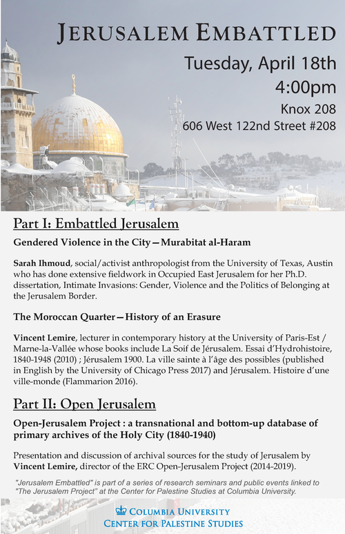 Jerusalem Embattled