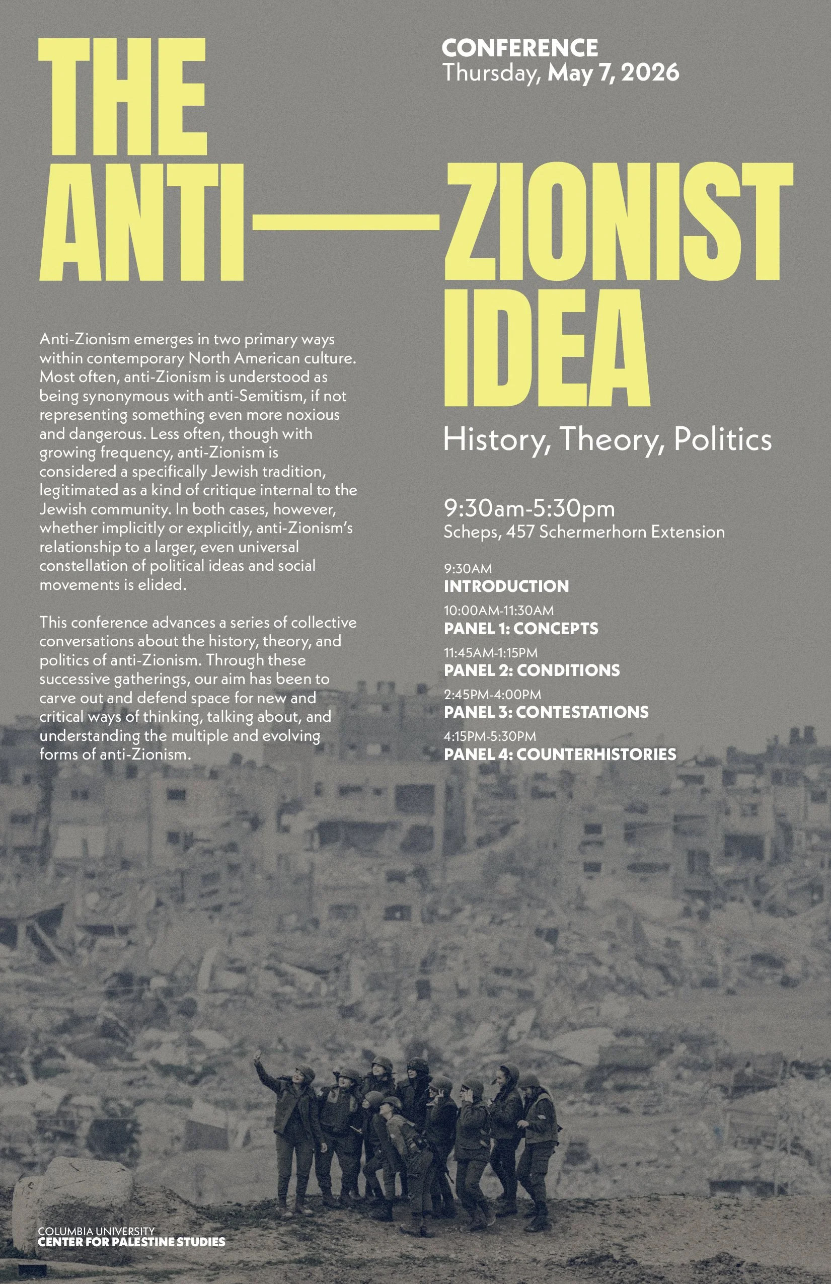 The Anti-Zionist Idea: History, Theory, Politics