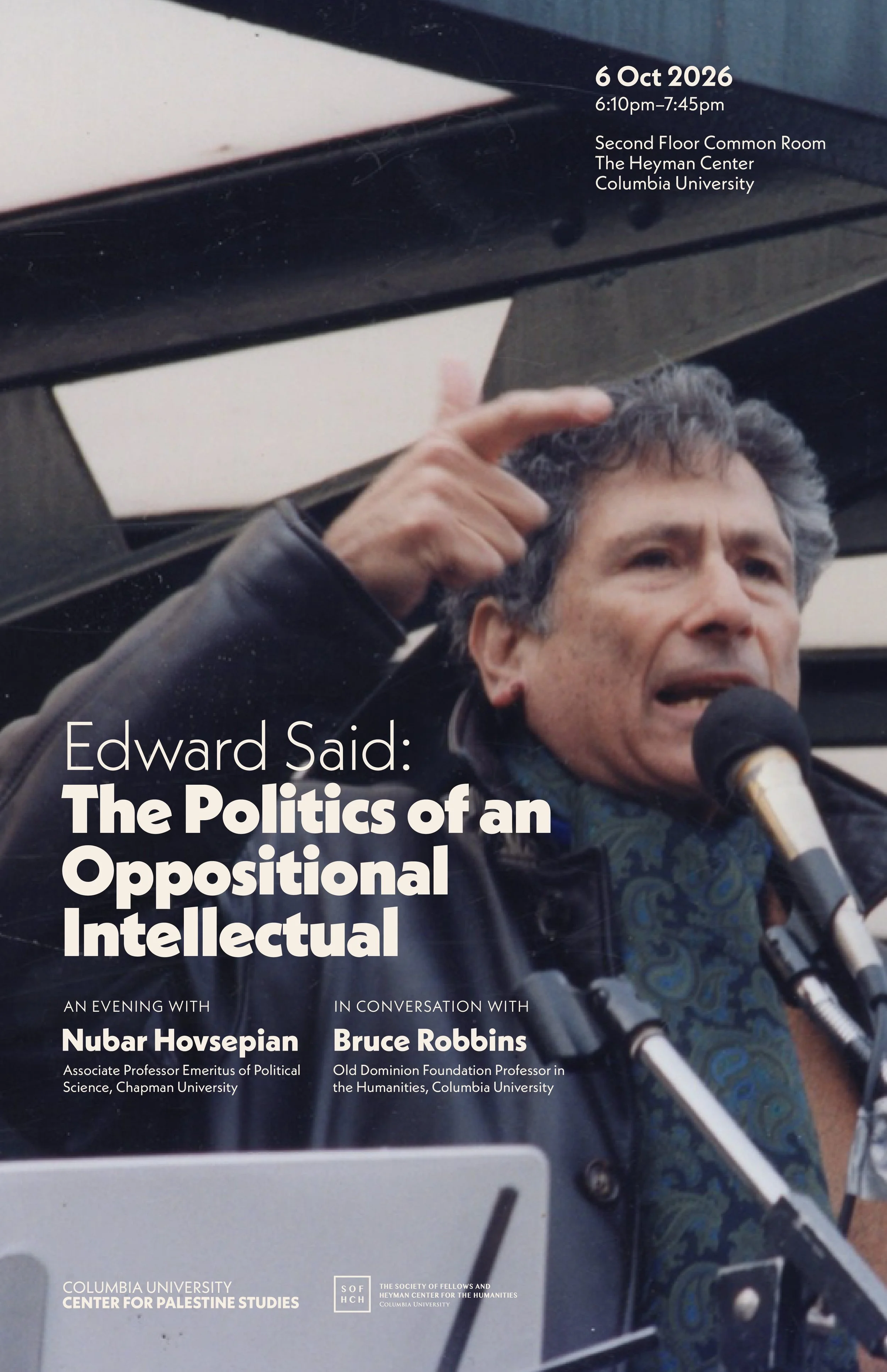 Edward Said: The Politics of an Oppositional Intellectual: An Evening with Nubar Hovsepian