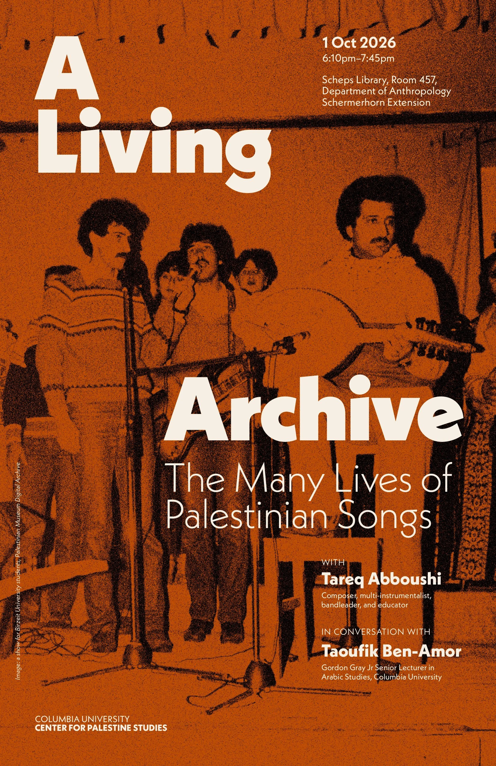 A Living Archive: The Many Lives of Palestinian Songs