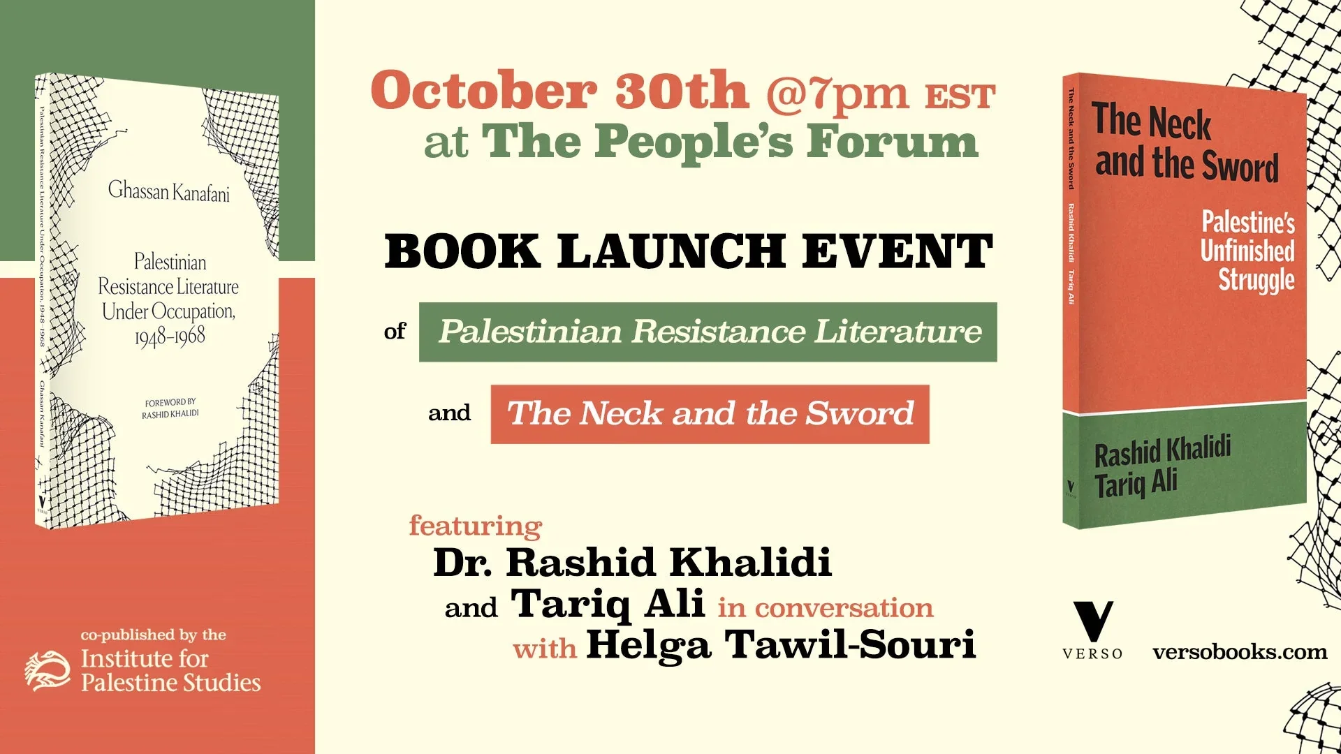ATTEND | The Neck and the Sword and Ghassan Kanfani's Palestinian Resistance Literature Under Occupation, 1948-1968 10/30/26