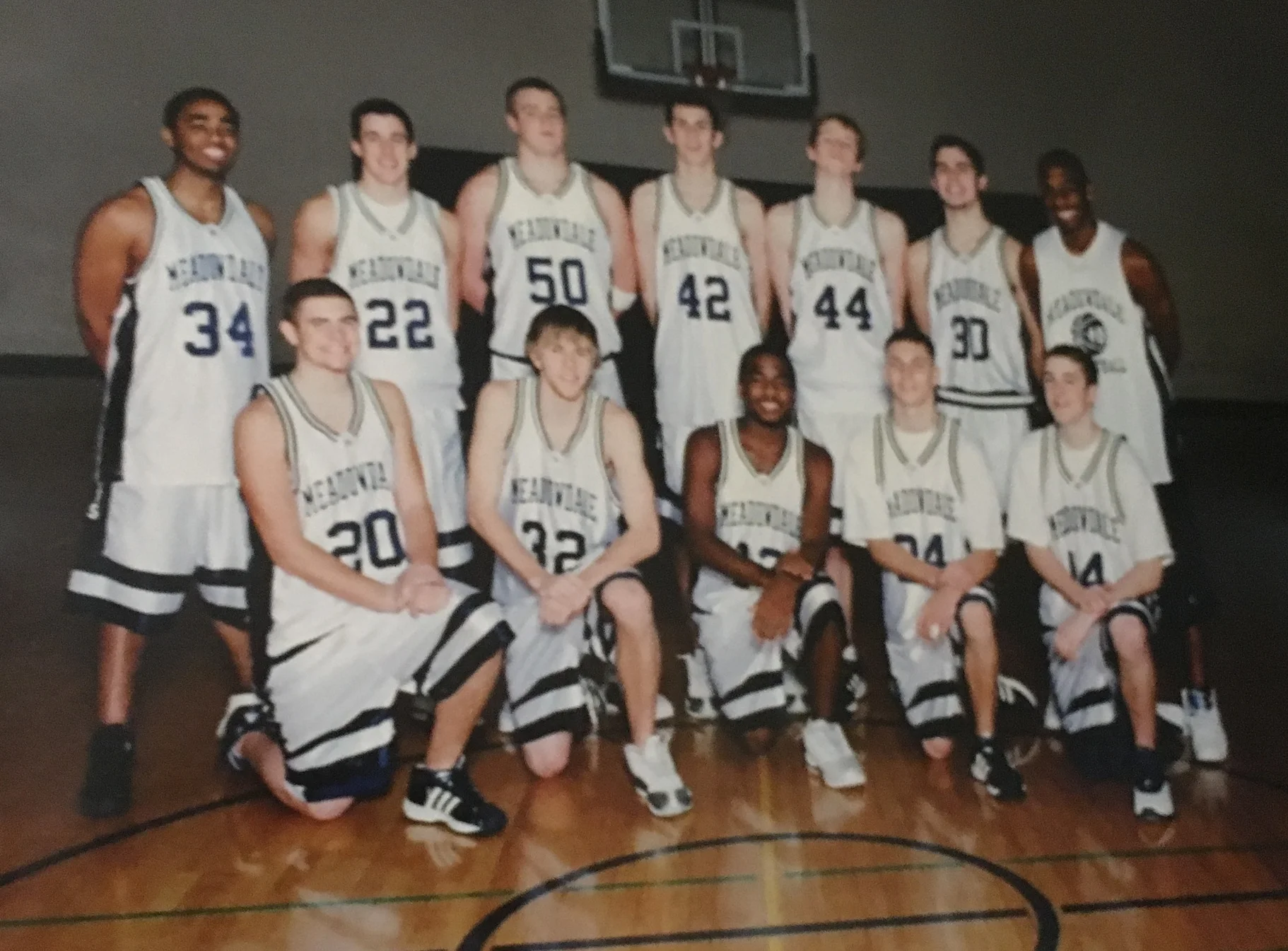 Back Row: Claude Atcho, Taylor Marsh, Danny Hagen, Daniel Stabbert, Colin Matteson, Jeff Epler, Henry Faison; Front Row: Demetri Huffman, Kevin Myhre, LaRod Lover, Jake Linton, Jordan McGinnis.