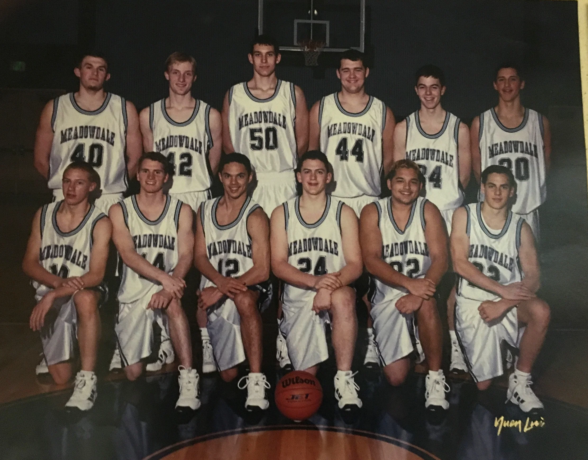 Back Row: Tyler Davidson, Kris Smith, Jeremy Jones, Jeff Christiansen, Jason Demeroutis, Sean Johnson; Front Row: James Echert, Jordan Church, Mike Dizon, Joel Werdell, Jerome Ajeto, Fraser Dizard