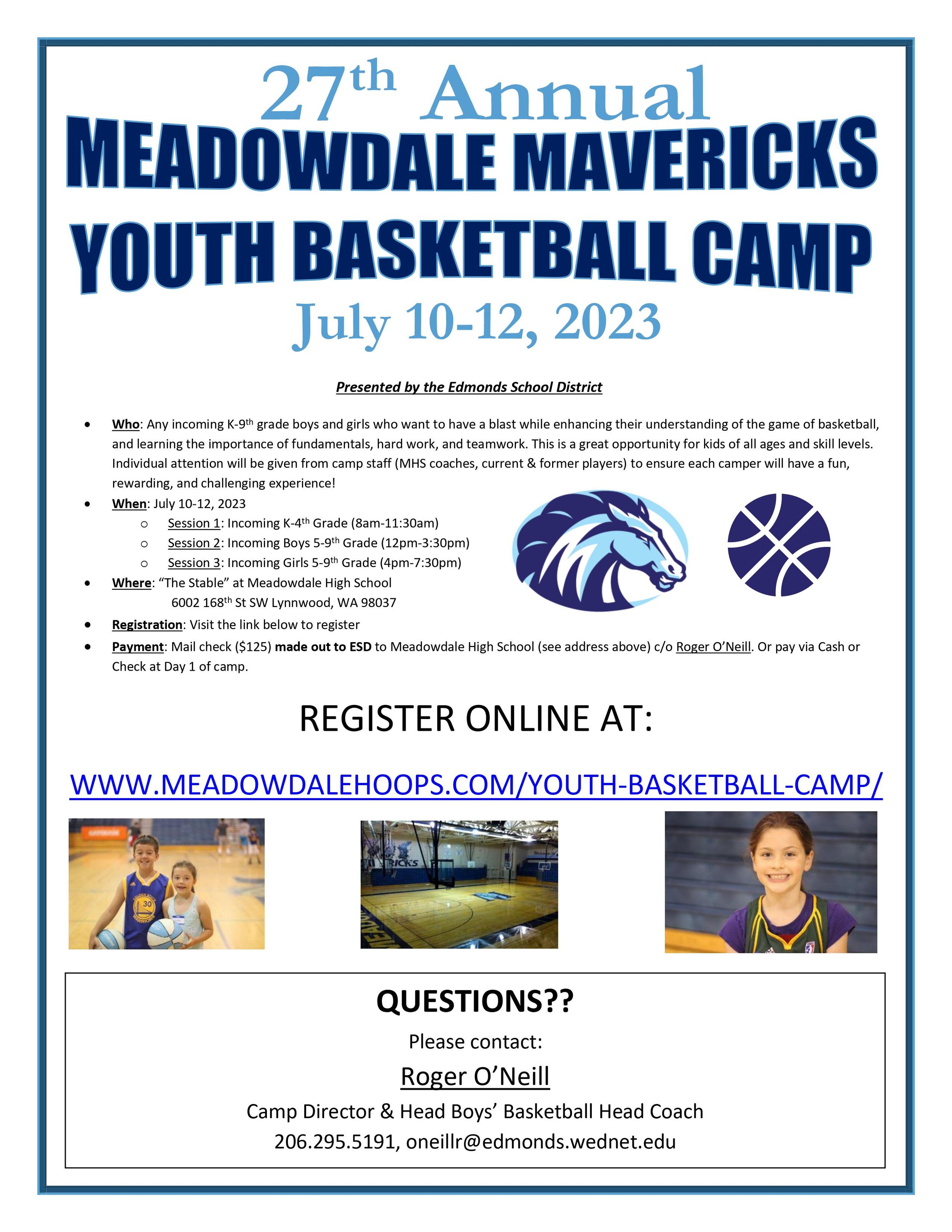 Youth Basketball Camp — Meadowdale Basketball