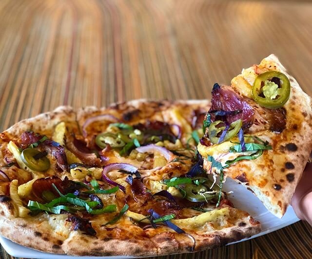 We&rsquo;ve added a NEW FLATBREAD to our menu for a limited time! 
About the flatbread: A base of marinara sauce topped with mozzarella cheese, house smoked ham and fresh pineapple, garnished with onions and jalape&ntilde;os for a little zing!

It&rs