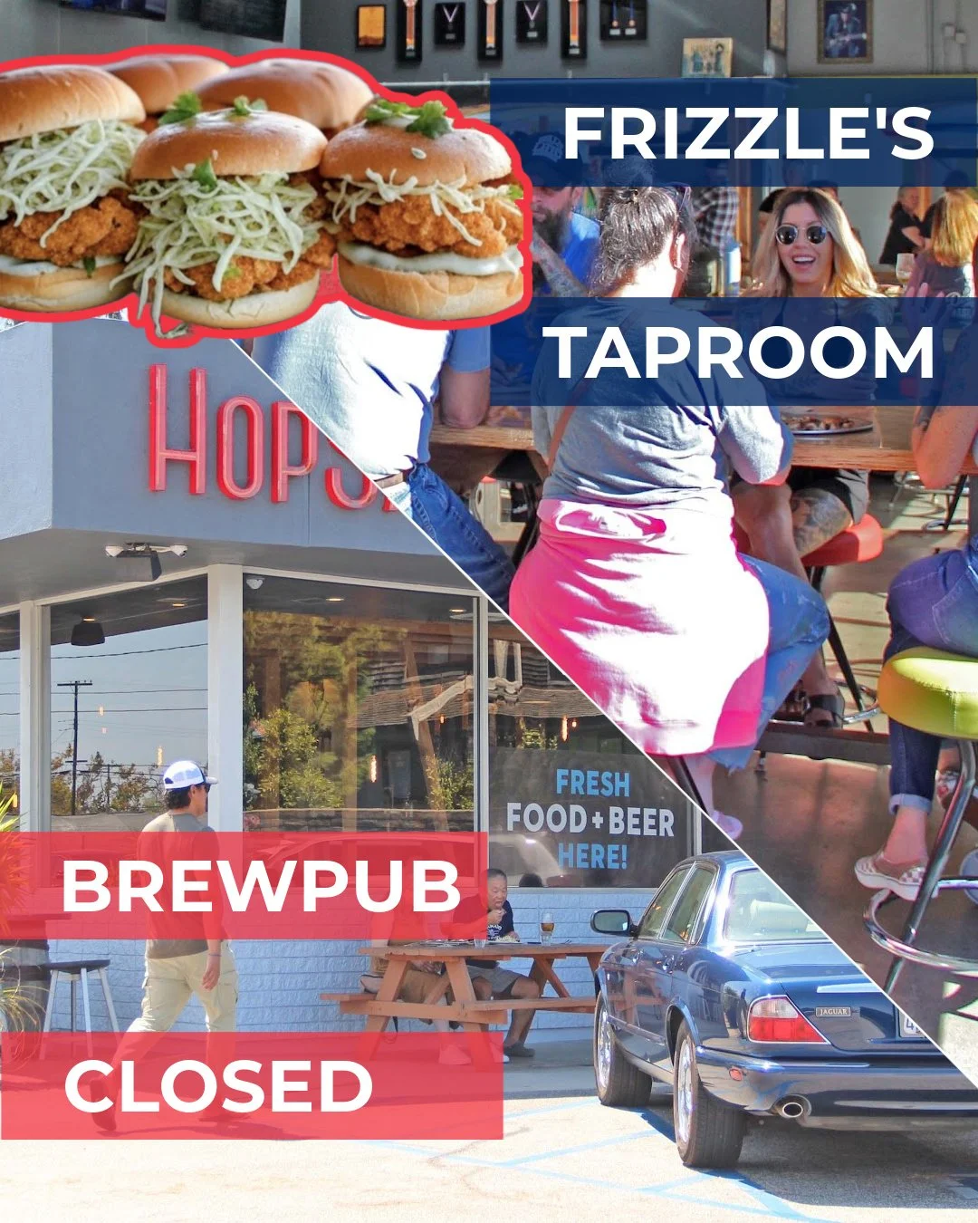 CLOSED 10/19: HopSaint's brewpub is closed today for maintenance. OPEN: Join us at the taproom 12-7pm. Frizzle's will pop-up serving crispy, healthy, delicious turkey nuggets, sliders and salad wraps.
🍺 @hopsaint_theditch | 1954 Del Amo Blvd, Torran