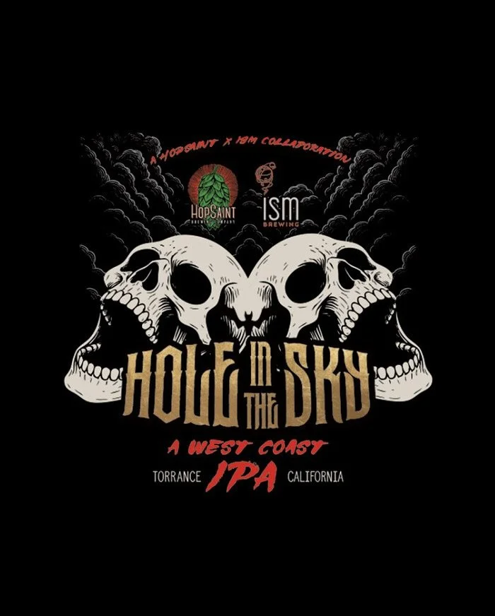 Friday beer release! Hole In the Sky - HopSaint x ISM Brewing Collab. We brewed up an amazing West Coast IPA with our Gold-medal-winning buddies at @ismbrewing
This one has ALL the hops and it smacks!
Mosaic Incognito, Simcoe, Simcoe Cryo, NZ Superde
