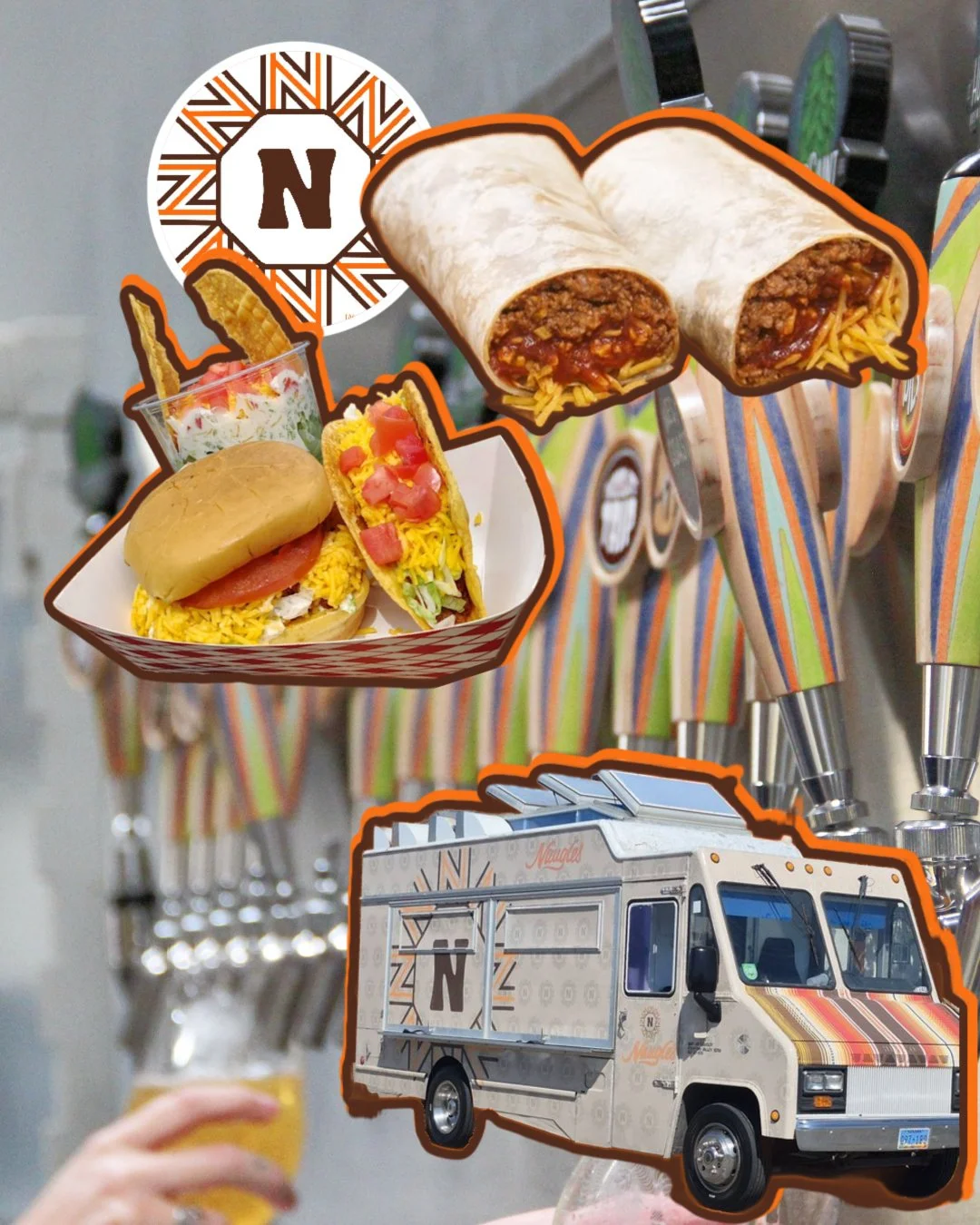 Friday, Dec 19, the Naugles Tacos truck is drivin' to HopSaint at The Ditch Taproom, just in time because our brewpub is closed tonight for a private party. You get your award winning HopSaint beers AND legendary Naugles.... win-win. Bring your frien