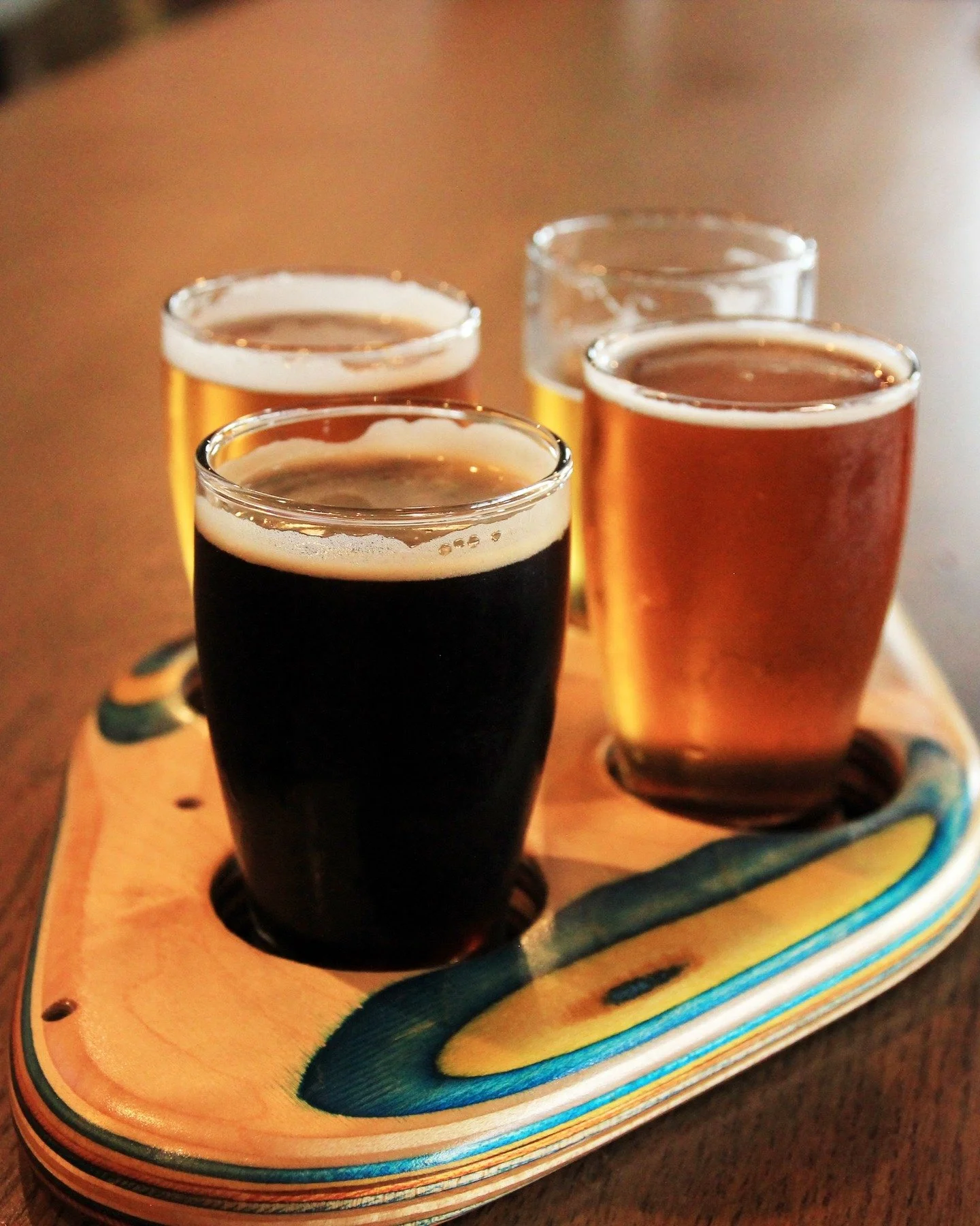 One down, three to go. Order a flight. We recommend going from light to dark and telling us your favorite. Cheers!

#hopsaintbrewery #greatqualitygetsall #jointhsainthood #torrancebrewery #hopsaintbrewery