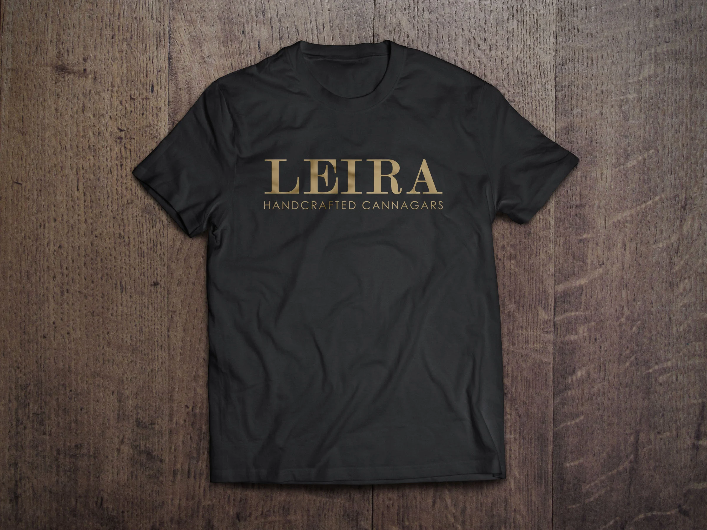 Men's Black LEIRA Fitted Tee PRE-ORDER