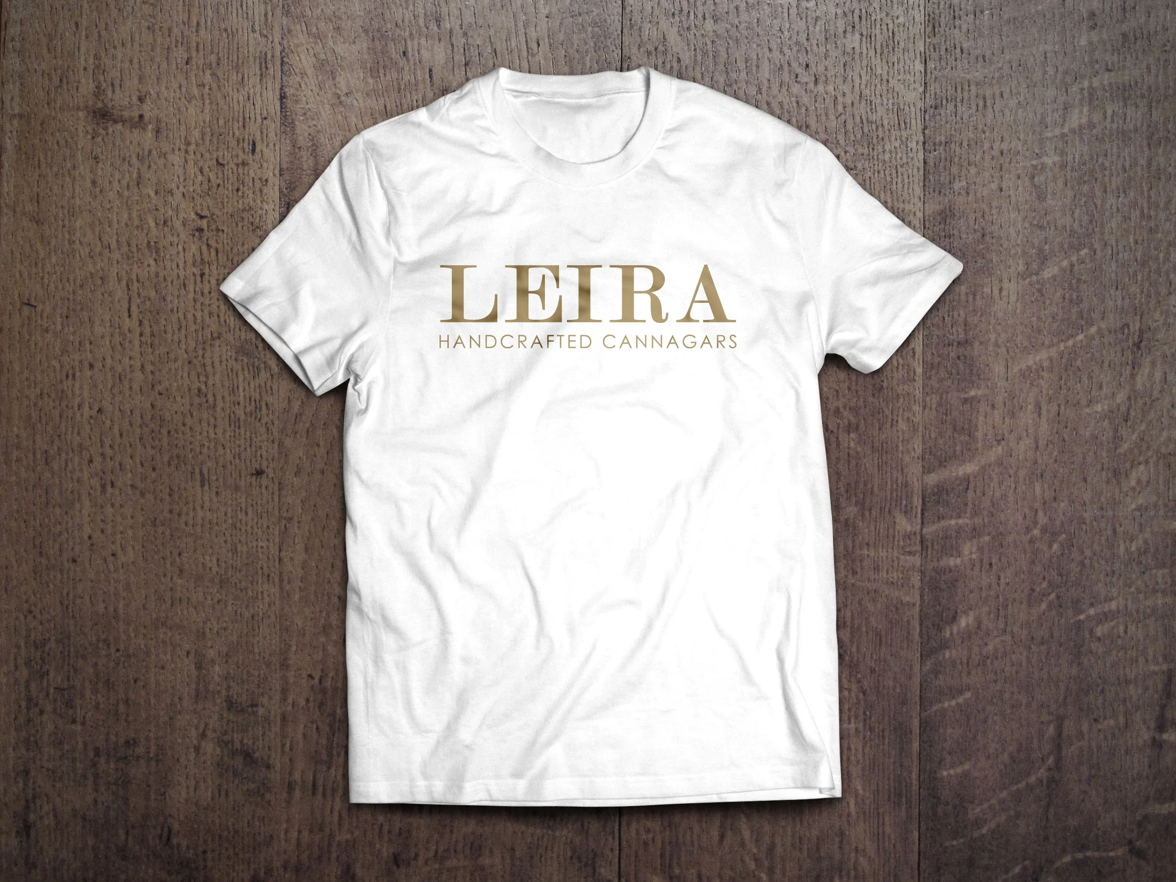 Men's White LEIRA Fitted Tee PRE-ORDER