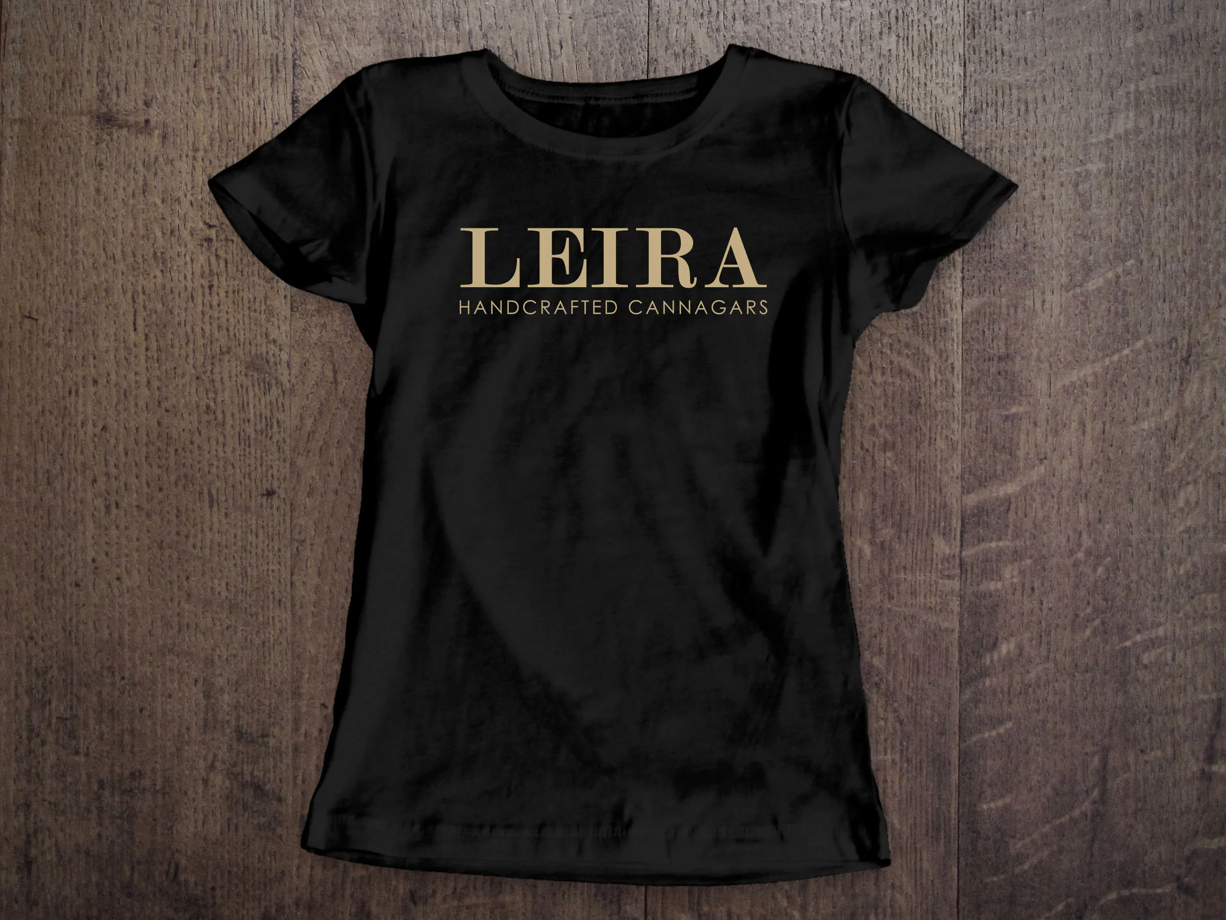 Women's Black LEIRA Tee - PRE-ORDER