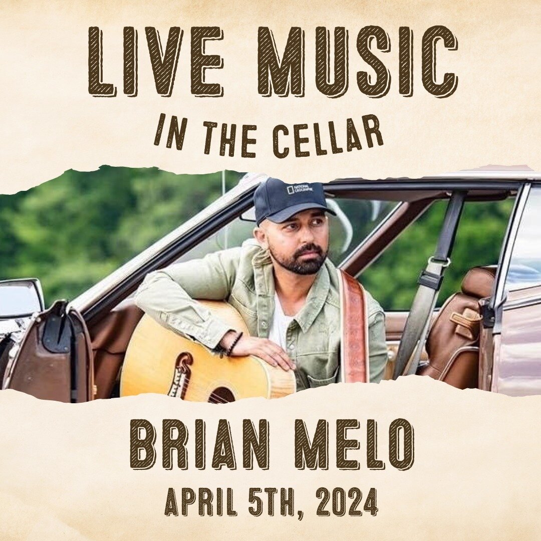 On Friday, April 5th, we welcome @brianmelomusic to Cellar 1851! 🎸⁠
⁠
Hamilton's singer-songwriter Brian Melo became a household name in 2007 after winning Canadian Idol. Brian&rsquo;s debut album &ldquo;Livin&rsquo; It&rdquo; revealed his fast emer