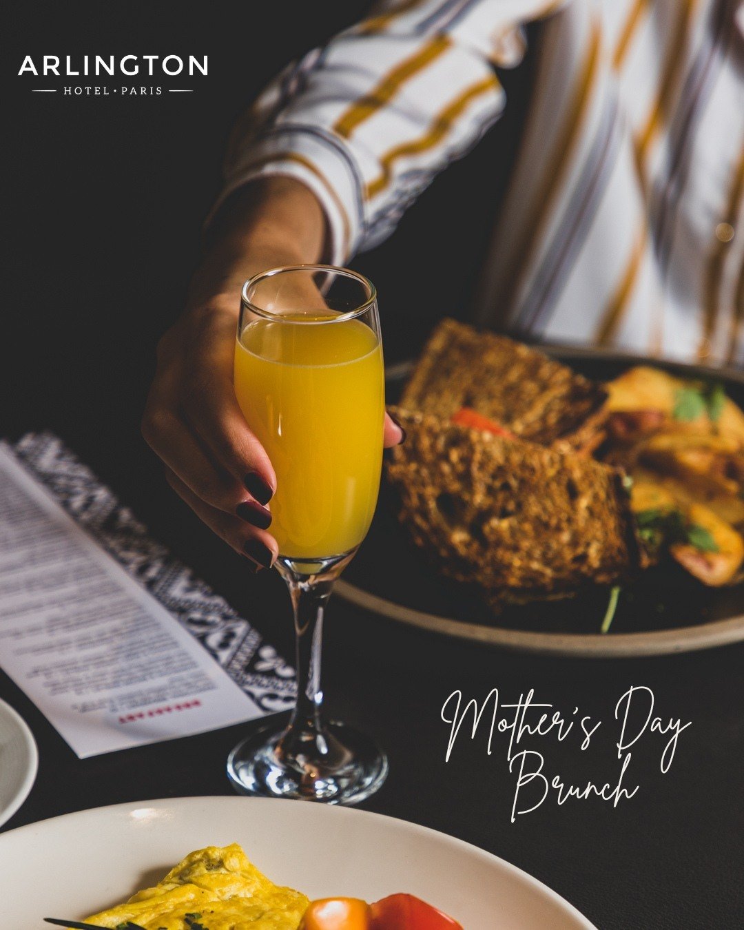 Treat Mom to the ultimate Mother's Day brunch at the Arlington Hotel! Indulge in a decadent spread of delicious dishes, from savory classics to sweet treats, crafted with love just for her. And what's brunch without bottomless mimosas? 🥂🍊 Sip and t