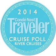 Conde Nast Traveler's Reader's Cruise Poll "Top 40 River Cruise Ships" (2014) - Five Uniworld cruise ships place in the top 40: River Princess, River Empress, River Queen, S.S. Antoinette, River Beatrice