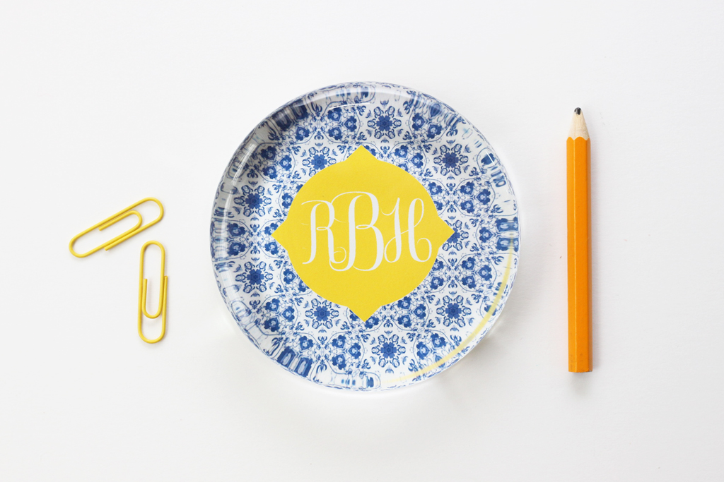 China Blue Paperweight