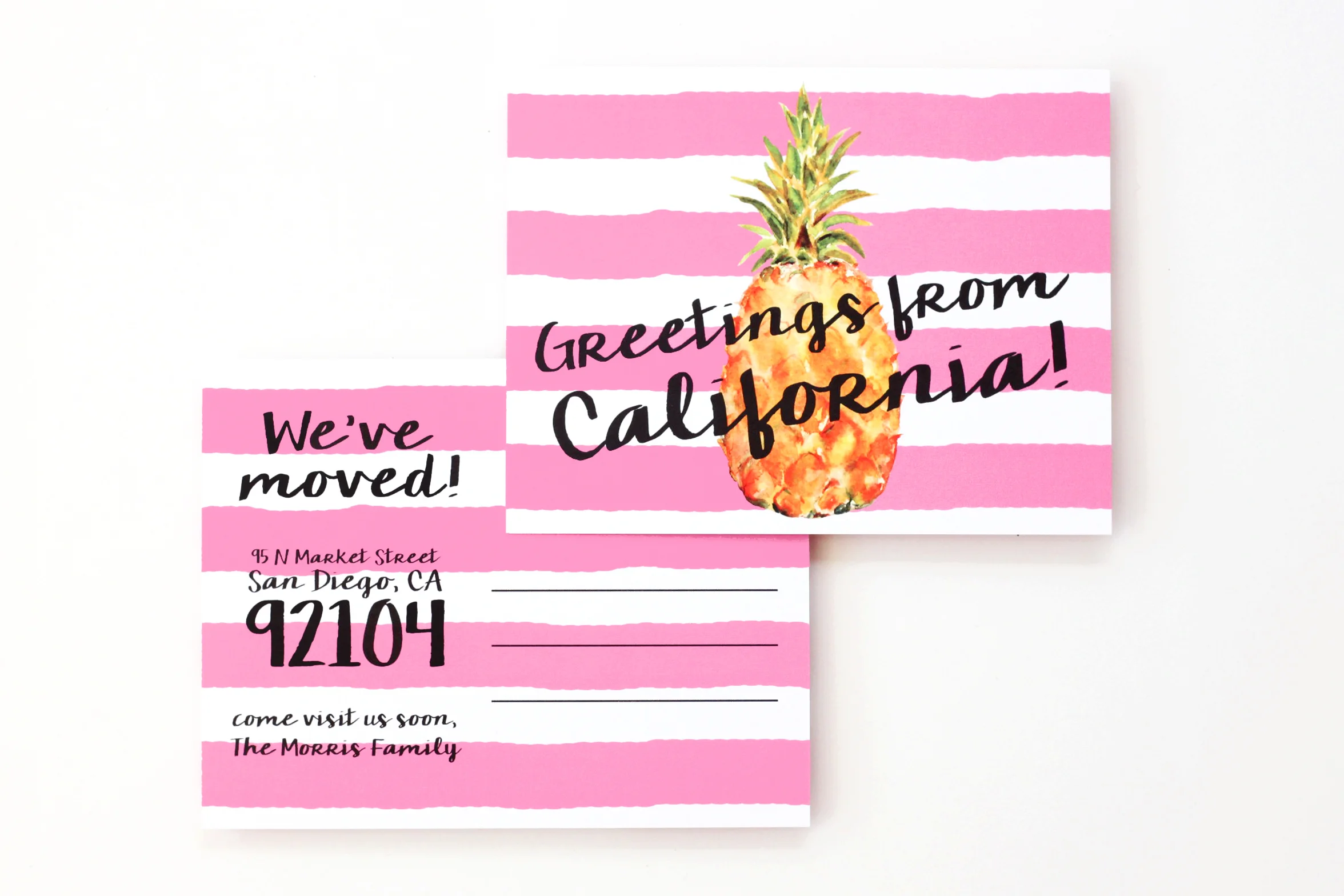 California Moving Announcement