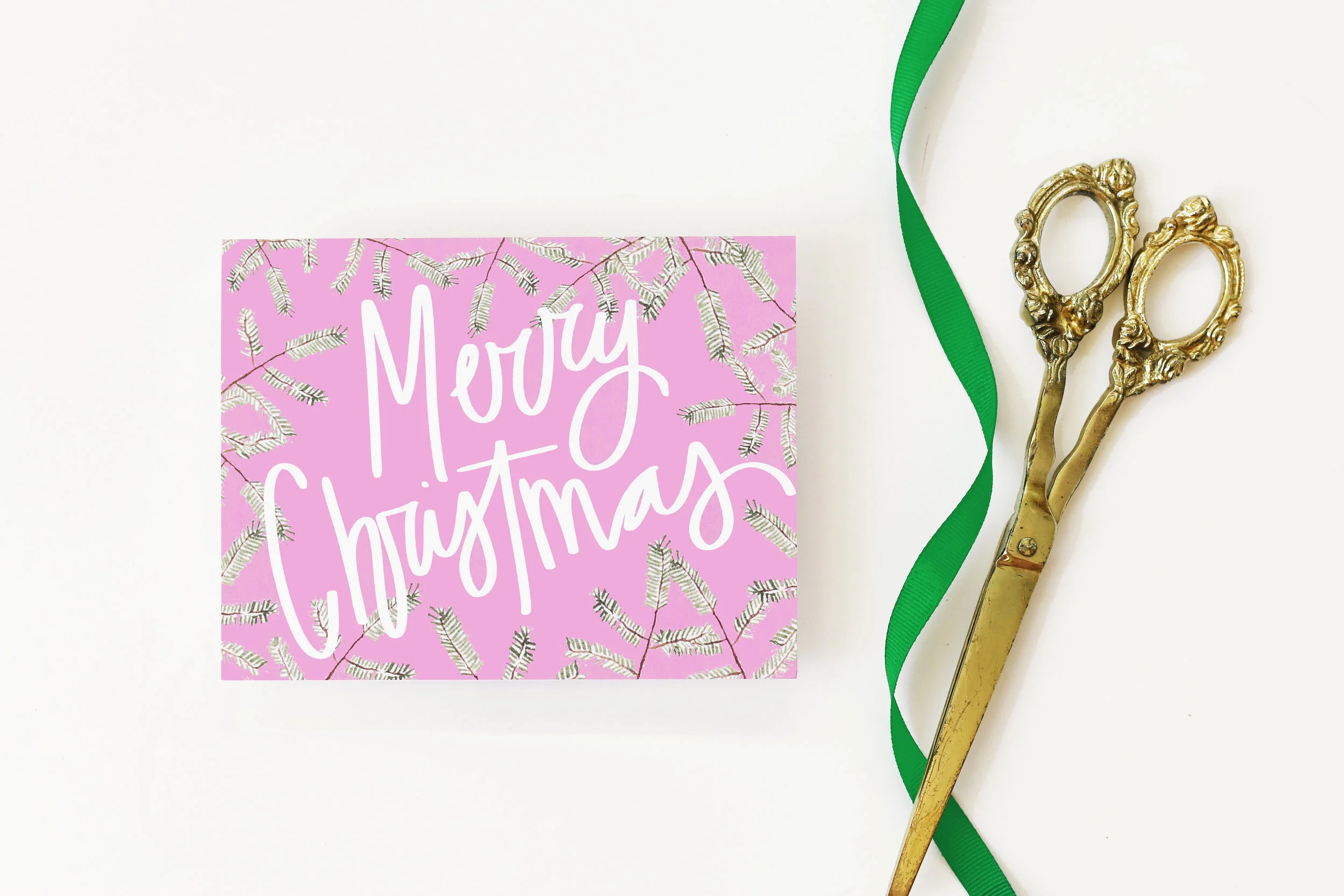Pink Christmas Cards