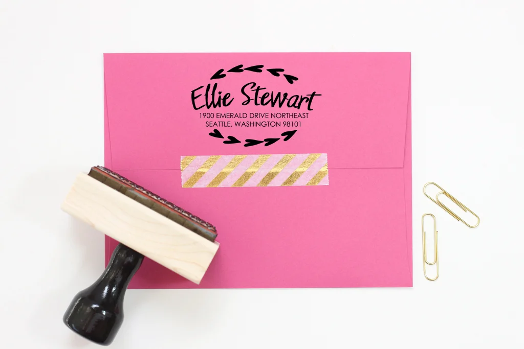 Personalized Address Stamp