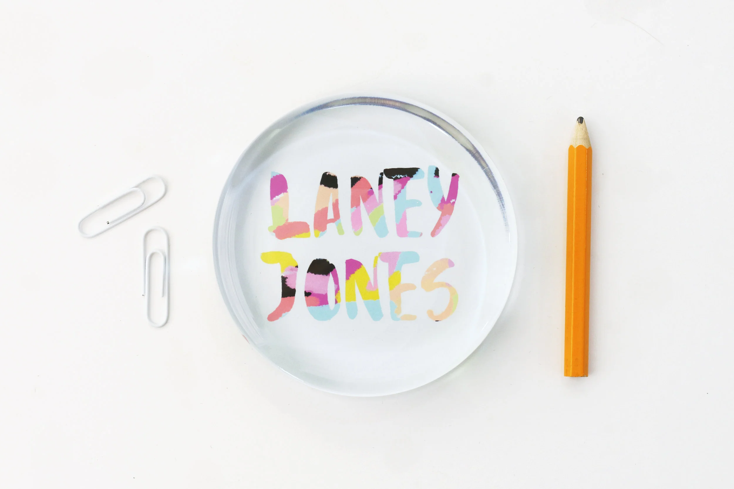 Custom Glass Paperweight