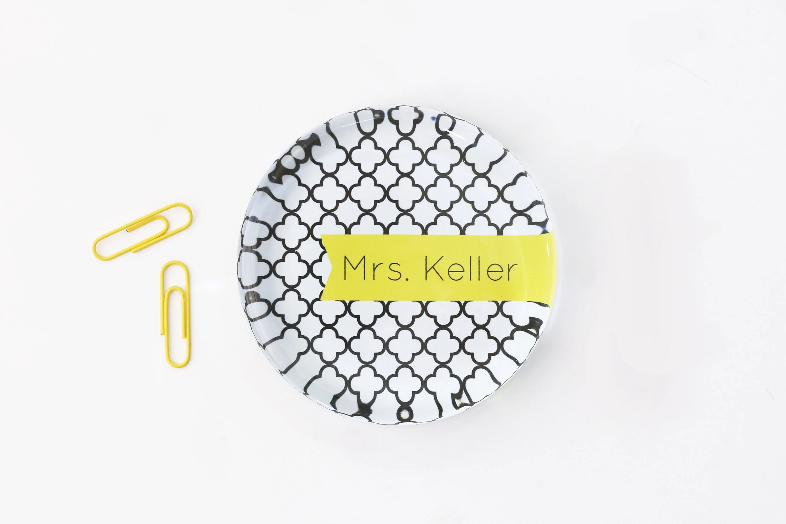 Black and White Paperweight